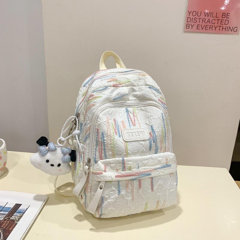 

Cute Mini Schoolbag Female High School Student Large Capacity Versatile Simple Commuting Backpack Campus Computer