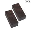 Black Ebony Lumber Durable Wood Blank for Guitar Bridge Knob DIY Material for Music Instruments Crafting