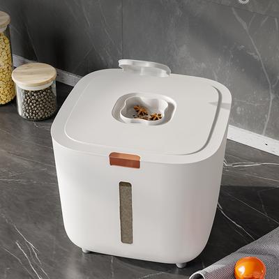 Contenitore per Alimenti per Cani in ABS Ermetico Contenitore per Alimenti per Animali Domestici con Coperchio Scatola Deumidificante Integrata Apertura a Pressione Organizzatori da Cucina