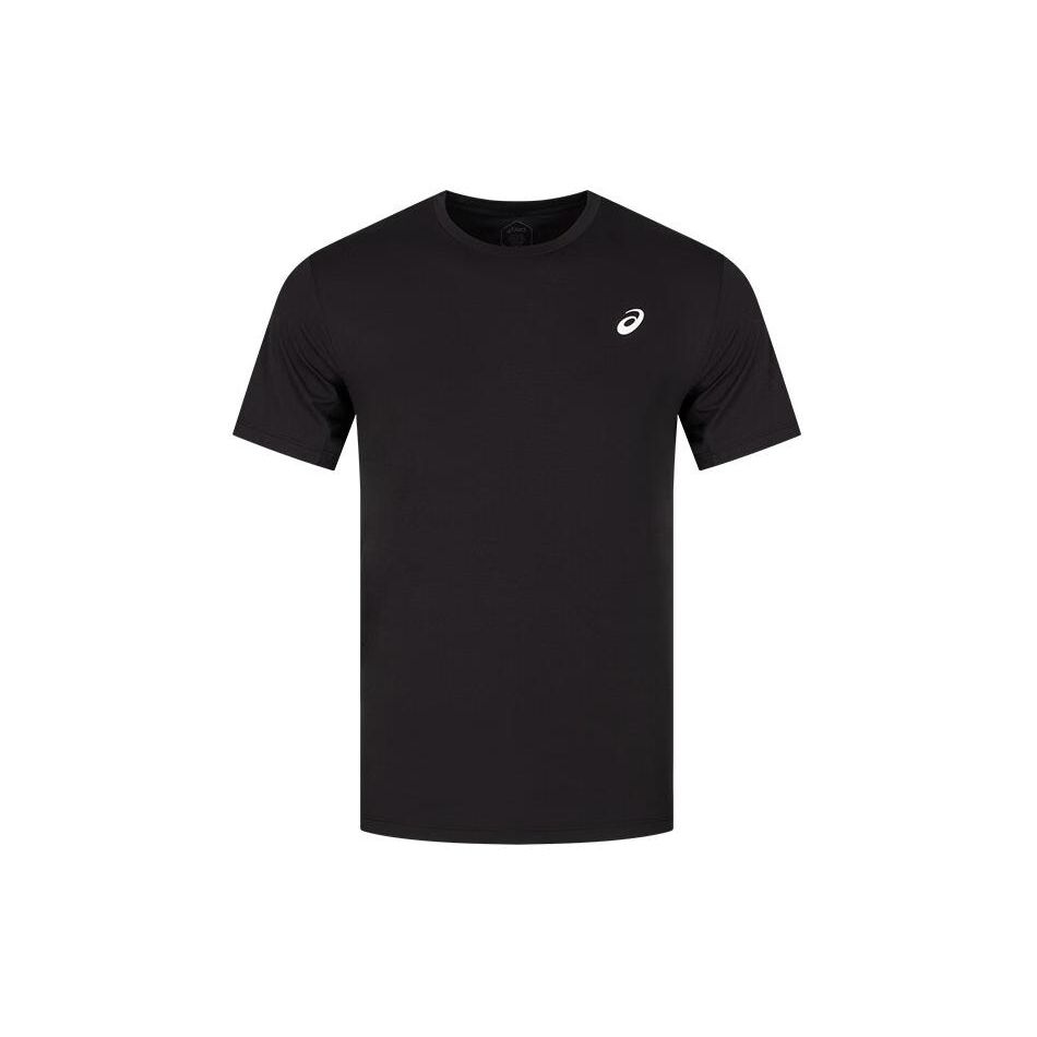 

Asics Дышащая Удобная Футболка с Коротким Рукавом для Бега Мужские топы Черный 2031E435-001 M