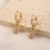 1 Pair Luxury Birdie Dangle Earrings for Women Zirconia Earring Jewelry Wedding Party Accessories