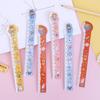 Creative Cute Semi-Transparent Ruler for Energetic Primary School Students - Ideal for Drawing and Measuring.