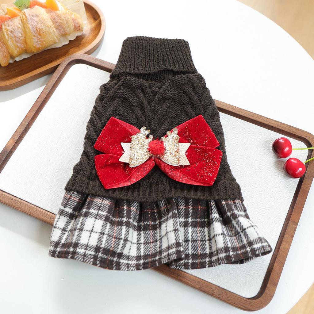 PETCIRCLE Holiday Christmas Knitted Sweater Collection for Pets - Autumn/Winter 