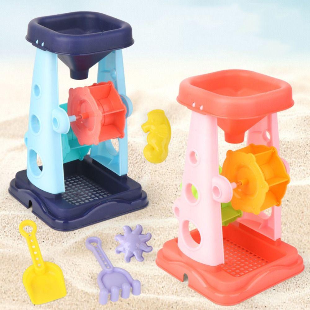Safety Beach Toys ABS Sand Shovel Sandglass Children Sand Toys Kids