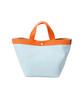 Herve Chapelier Tote Bag 707GP Coated Canvas Women's Artic/Mandarine (1536) [Used]