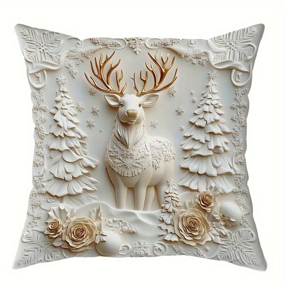 1pcs Christmas Decorative Pillow Covers ,Suitable for Christmas home decoration pillowcase, without pillow core.