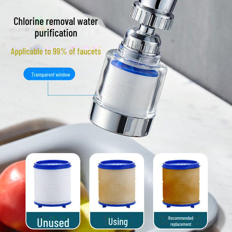 "Electroplated Kitchen Faucet Water Purifier Filter"