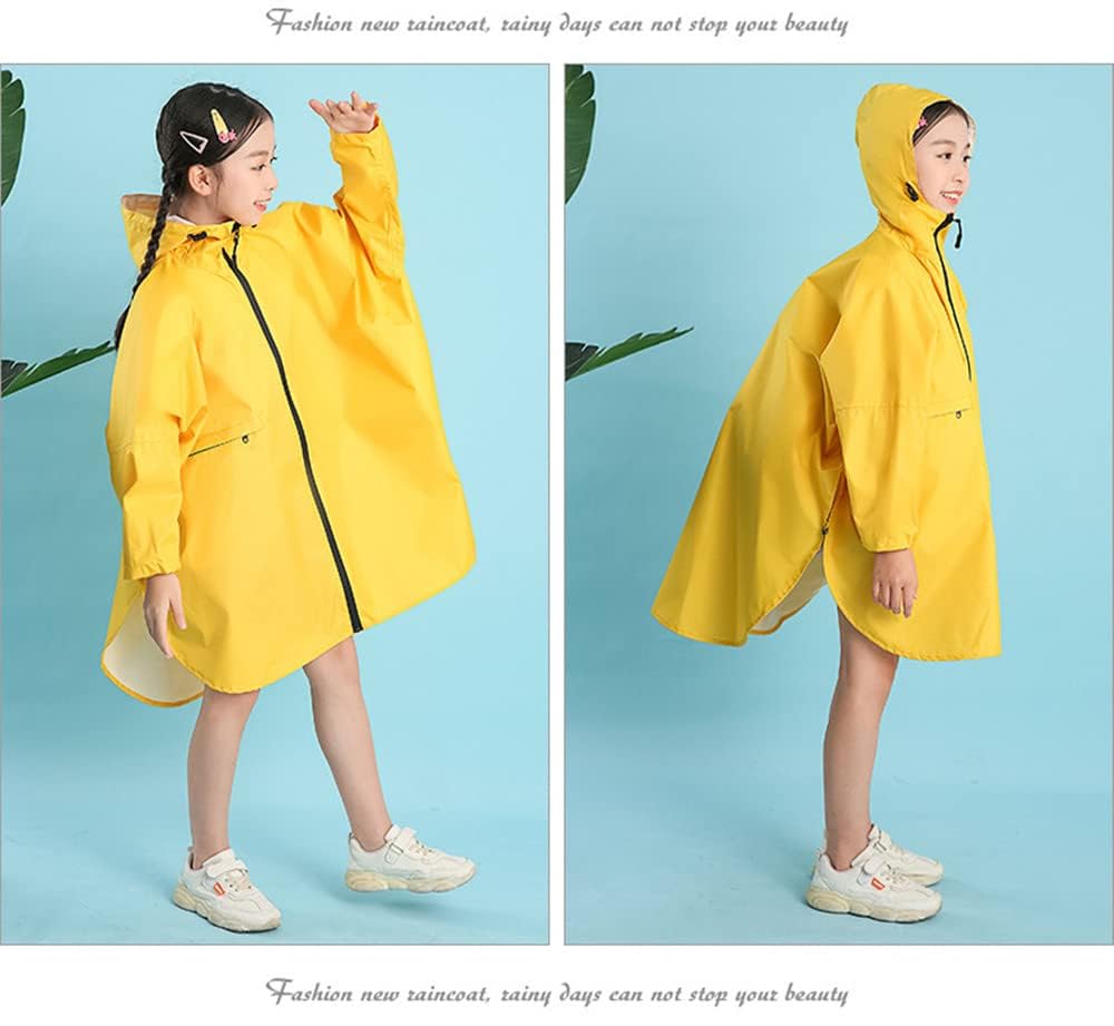 for boys and kids rain waterproof with pockets and storage rain rainy season L size [JYZ] Raincoat, backpack, girls, rainwear, poncho, gear,