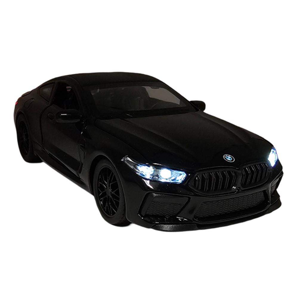 BMW M4 Sportovní auto Kovový model 1:Měřítko 32, Černá