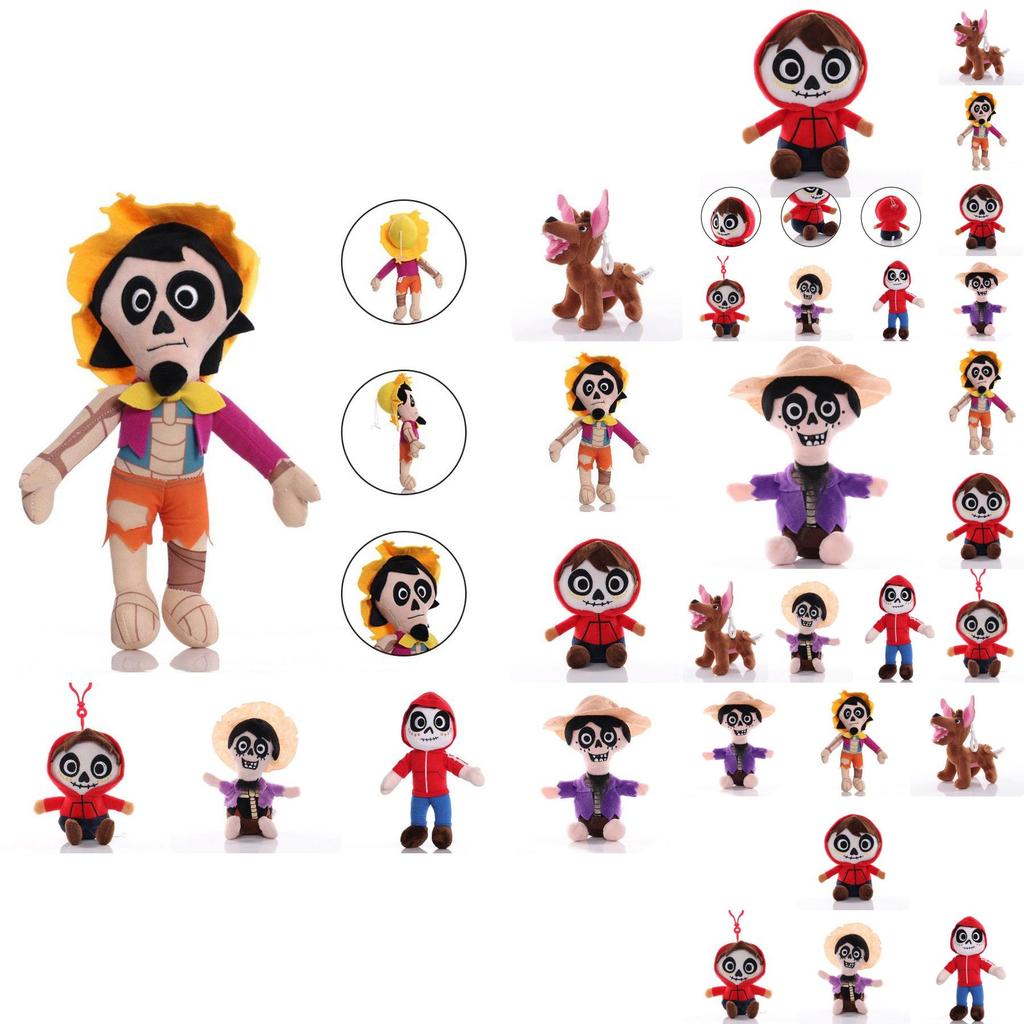 Premium Quality Coco Plush Toys Miguel Hector Dante Dog Soft Toy Doll For Kids Gifts
