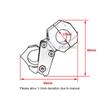 Motorcycle Handlebar Storage Hook Scooter Luggage Bag Hanger Helmet Claw Hook Moto Storage Bag Aluminum Holder For BMW For Honda
