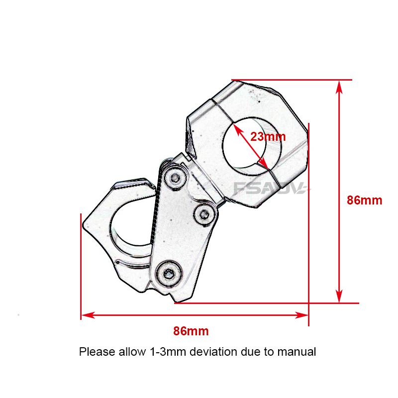 Motorcycle Handlebar Storage Hook Scooter Luggage Bag Hanger Helmet Claw Hook Moto Storage Bag Aluminum Holder For BMW For Honda