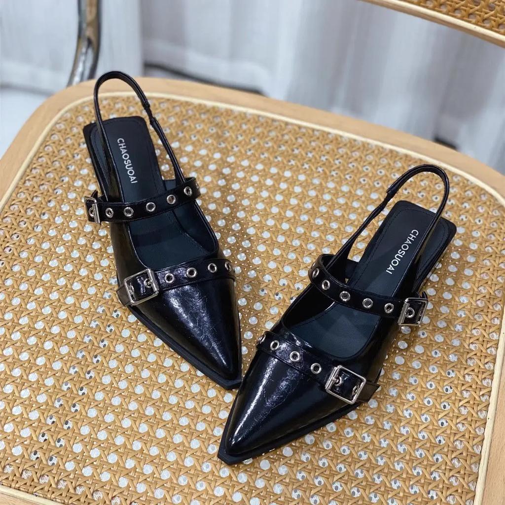 Fashion Sandals for Women Roman Style Buckles Anti Slip Hot Woman Shoes Luxury 2024 The Best Or Shoe Comfortable and Elegant Summer Sale