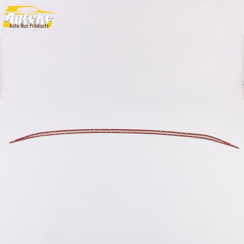 Compatible Front Bumper Trim & Anti-Scratch Scuff for 17 New Reina Models - Includes Center Grille Bright Strip