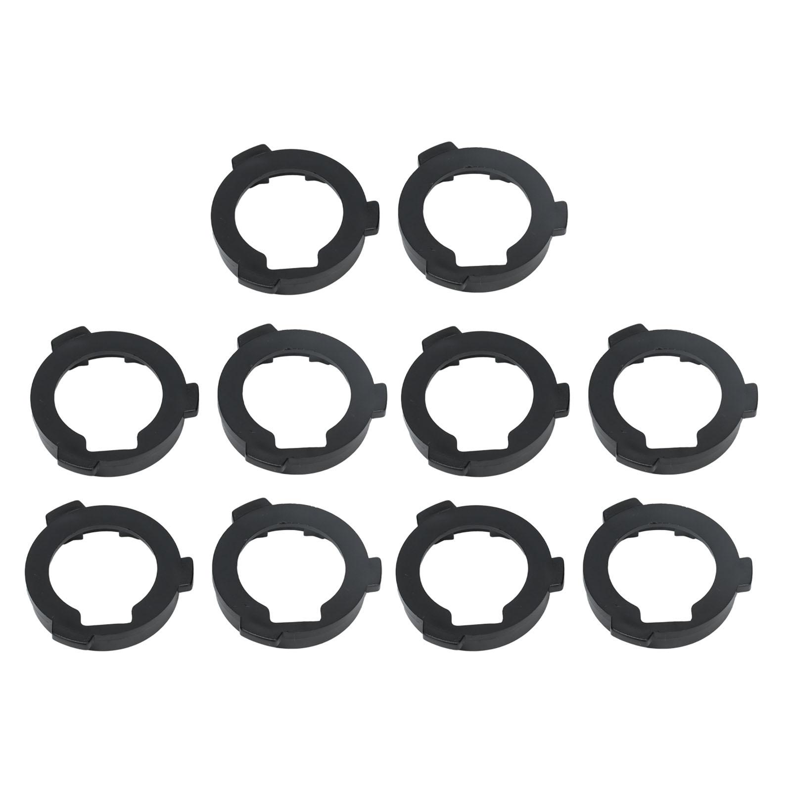 

10Pcs Headlight Bulb Base Easy Installation Corrosion Resistant Sturdy Durable Headlight Base Adapter чёрный