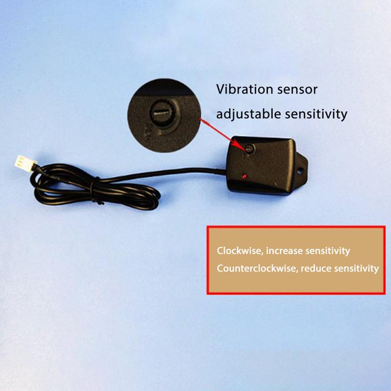 ABS  Electronics Motorcycle Car General Safty Protection Vibration Induction Vibration Sensor Alarm Anti-theft Device