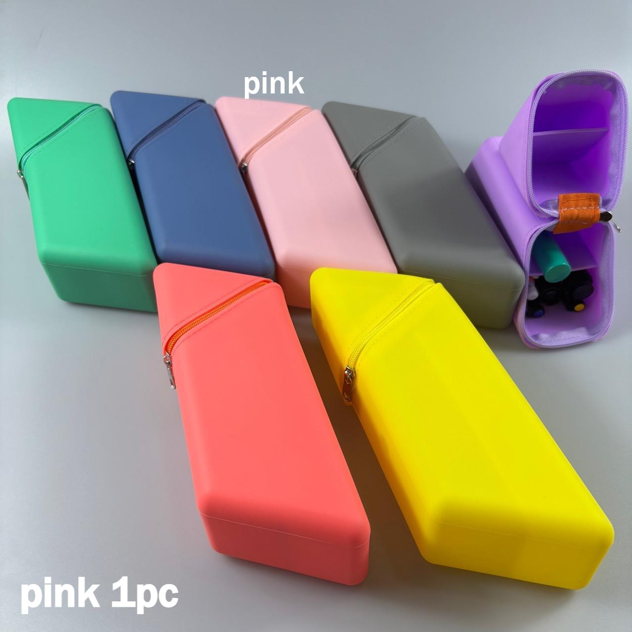 

Creative Hollow-Out Soft Silicone Pencil Case, Large-Capacity Pencil Box, Retractable Pencil Pouch, Pen Holder, Stationery Bag