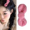 Furry Bowknot Hair Clip Women Girl Fashion Elastic Scrunchies Ponytail Holder Female Hair Bows Theme Party Headpieces