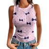 Tanktops für Damen Ärmellos Hoher Halsausschnitt Sommerlich Lässig Gerippt Schlanke Shirts Racerback Strandurlaub Kleidung
