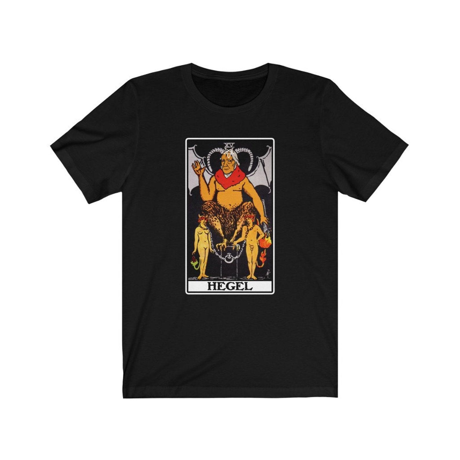 Hegel Devil Tarot Philosophy Shirt S