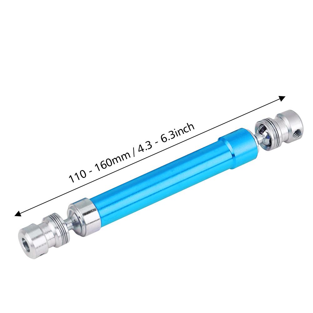 2pcs Universal Drive Joint Shaft CVD RC Parts for Axial Wraith AX90056 1 10 R C Car (Blue)