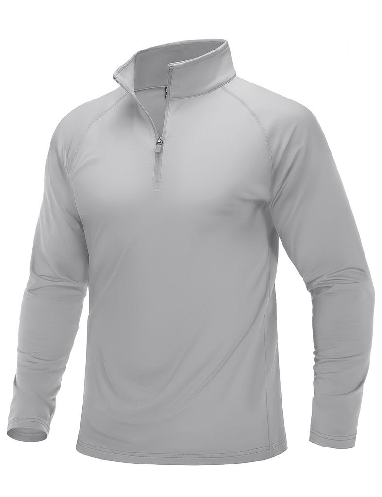 MAGCOMSEN Long Sleeve Winter Fleece and Boa Cold Weather Gym Light Size M Men's T-Shirt, Underwear, Sweatshirt, Undergarment, Sweat-Wicking, Wear,