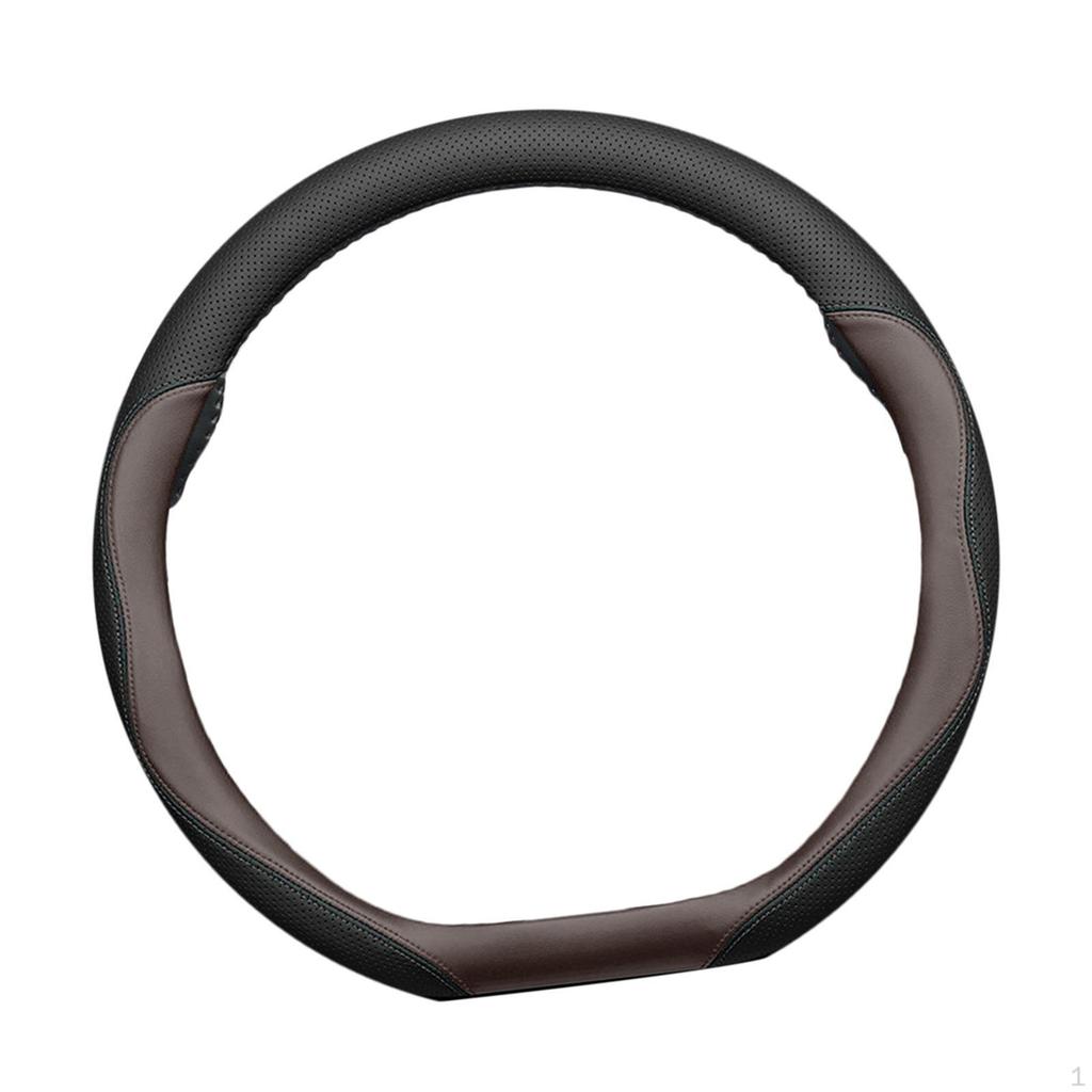 Car Steering Wheel Cover Auto Accessories, Breathable ,Easy Installation, Anti Slip, Warm in Winter