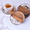 Fashion Wood Coaster Heat Resistant Utensils Protection Serving Tray Non-Slip Table Decorative Cup Pad Kitchen Use
