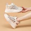 Mesh Breathable Hollow Shoes Women's Summer New Thick-soled Heightening Casual Sports Shoes Women's Shoes Are Versatile
