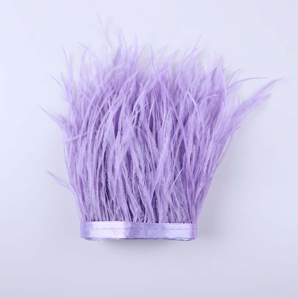 Feather 6-18CM Natural White Black Ostrich Feathers Trim for Wedding Dress Clothing Accessories Party Decoration Plume Fringe