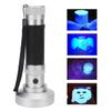 100LED UV Flashlight Fluorescent Detection Lamp for Cosmetic Mask Banknote Verification(black)