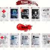 20Pcs 250Ml Halloween Cosplay Drink Container Bag Vampire Blood Pouch Props Zombie Beverage Drinks Bags Diy Party Supplies