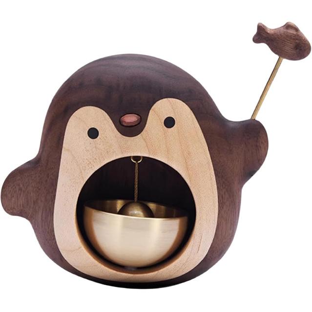Wooden Shopkeepers Bell for Door Opening, for Home and Business, Shop Entry Alert Chime Chime for Home Refrigerator, Porch, Creative Crafts Gift
