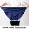 Herren Übergröße Hohe Taille Reine Baumwolle Slips für Mittelalte und Ältere
