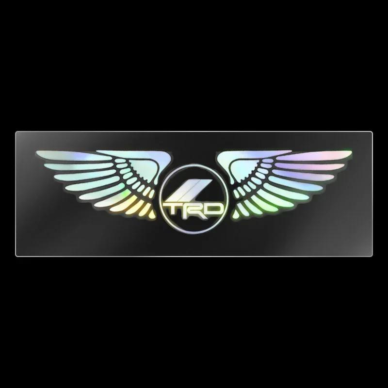 

Colorful Reflective Laser Angel Wing Styling Car Trunk Door Stickers for Toyota TRD Pegatina RAV4 Avensis Yaris Levin Reiz Crown
