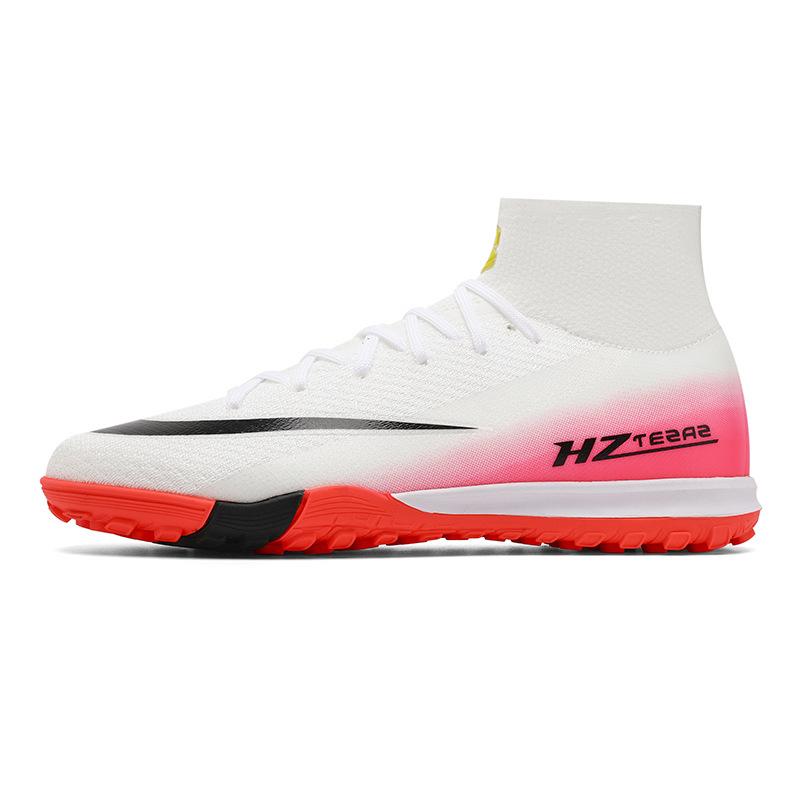 New high-top football shoes Men's and women's adult grass anti-skid competition training professional football shoes