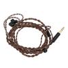 2 Pin 0.78mm Earphone Cable Clear Sound Tangle Free 3.5mm Plug Earbuds Upgrade Cable for KZ AS12 AS16 ZSX ZSN ZS10 Pro