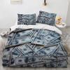 Money Duvet Cover Collection Golden Coins Print Bedding Collection Soft Comfortable Double Queen King Size Comforter Cover For Teens Adults