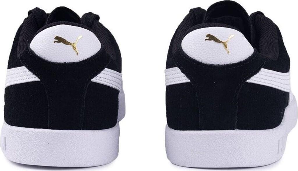 Puma Club II Suede Sneakers Black/white/gold