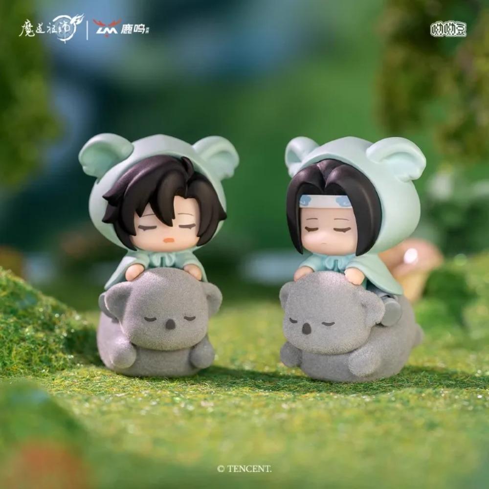 Original Mo Dao Zu Shi Cute Pet Ride Affinity Series Blind Box Wei Wuxian Lan Zhan Mini Doll Mystery Box Anime Figure Kid Gifts
