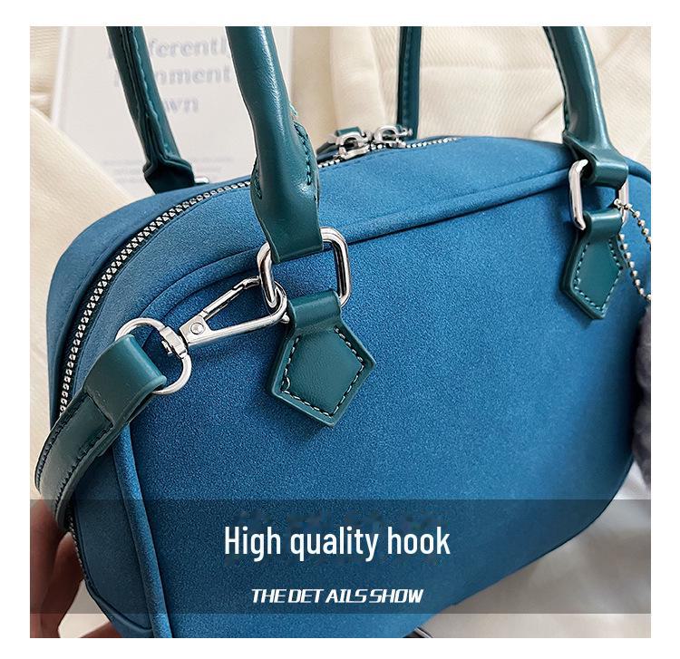 This Year's Trending 2025 Women's Frosted All-Match Crossbody Handbag - Small Square Design