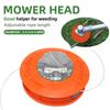 Universal M10 Aluminum Nylon Trimmer Head 2 Line Grass Cutter Bump Spool for Brush Mower Garden Strimmer