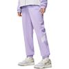 Li Ning Sports Trend Series Solid Color Loose Fit Joggers Women Joggers Rose-Purple AYKT168-5