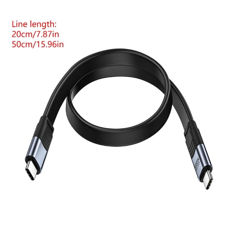 USB4 Cable Type C Cord Support Fast 40Gbps Data Transfer Clear 8K@60Hz Video Output Powerful PD240W Charging Capability