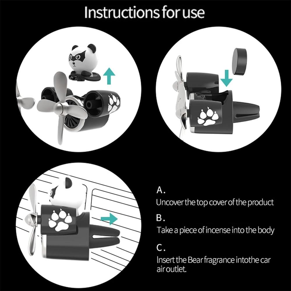Dog Pilot Car Propeller Air Outlet Interior Accessories Car Fan Tuyere Car Decoration