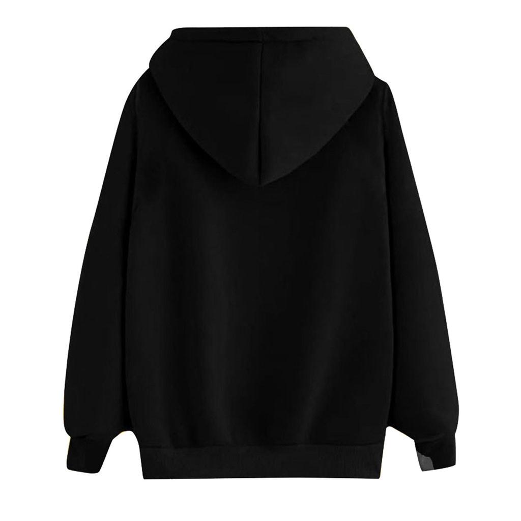 Modischer Damen-Sweatshirt-Mantel zum Valentinstag, fester Kapuzenpullover mit Kordelzug, lässig, langärmelig