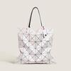 2023 Summer Japanese-Style Geometric Diamond Pattern Shoulder Bag, 6x6 Color Variation
