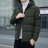 Men's coat autumn and winter new men's cotton-padded clothes flow short cotton-padded jacket thickened velvet cotton-padded clothes men's
