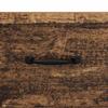Nightstand Set of 2 Reclaimed Wood Look 40 X 35 X 47.5 Cm Engineered Wood