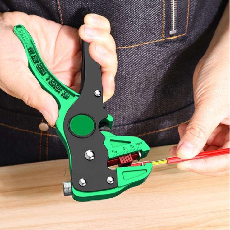 Ergonomic Comfortable Grip Wire Cutter and Stripper Automatic Function Suitable for Efficient Electrical Tasks Safety Lock